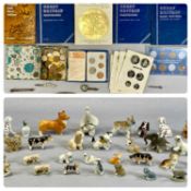 ASSORTED MIXED COLLECTABLES including vintage pen knives, white metal propelling pencil, yellow