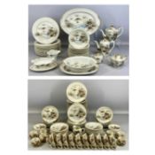 JAPANESE EGGSHELL COMPREHENSIVE DINNER & TEA SERVICE, approx. 100 pieces Provenance: private