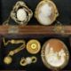 ANTIQUE & VINTAGE JEWELLERY including amber type necklaces, jet necklace and brooch, three oval - Image 3 of 7