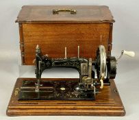 FRISTER & ROSSMANN SEWING MACHINE circa 1889, Serial No 584044, DRP No 12784 (bobbin winder), in