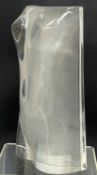 BACCARAT CRYSTAL SCULPTURE OF FEMALE TORSO, etched backstamp, 24.5cms (h) Provenance: deceased