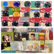 ASSORTMENT OF 1970'S/1980'S LP & SINGLE RECORDS, including Abba, The Carpenters, Don McLean, Neil