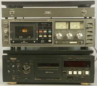 TEAC HIFI STEREO SEPARATES comprising Model C-2 cassette player, RX-8 DBX unit and V-8030S stereo