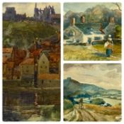 W. PALMER (British school, late 19th/early 20th century) two watercolours - entitled verso 'Moel