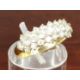 9CT ROSE GOLD MOURNING RING, size O, 9ct gold dress ring, three 9ct gold swivel clips, 10.2gms - Image 4 of 10