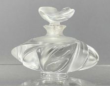 LALIQUE FRANCE 'SAMOA' SCENT BOTTLE & STOPPER, etched signature to base 'Lalique France', 8cms (h)