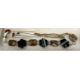 ANTIQUE & VINTAGE JEWELLERY including amber type necklaces, jet necklace and brooch, three oval - Image 4 of 7