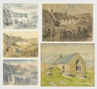 ‡ KEITH ANDREW (English lives Wales b.1947) set of four limited edition (21/550) colour prints - the