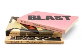 LEWIS (WYNDHAM) & COONEY (SEAMUS) [eds.] Blast 1; Blast 2 (War Number July 1915); Blast 3; facsimile