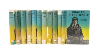 JOHNS (W.E.) 'Biggles in Africa' and 11 other titles, all with dust jackets, some cellophane wrapped