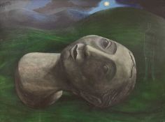 ‡ PHILIP MUIRDEN (1932-2023) oil on canvas - entitled verso, 'Time', signed, 120 x 90cms Auctioneers