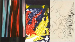 STANLEY JONES MBE (British 1933-2023) limited edition (49/75) lithograph - 'Lunar Sound', signed, 62