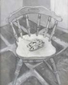 ‡ PHILIP MUIRDEN (1932-2023) oil on canvas - entitled verso, 'Chair A', signed, 75 x 60cms