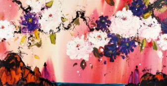 DANIELLE O'CONNOR AKIYAMA (Canadian, b. 1957) limited edition (3/195) embellished print - '