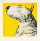 ‡ RAY RICHARDSON (b. 1964) limited edition (32/125) screenprint - 'Sugar', an English Bull