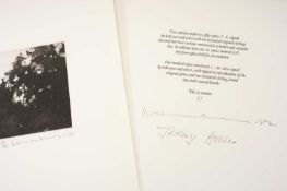 HOOKER (JEREMY) & ACKROYD (NORMAN) Itchen Water, poems 1982, Winchester School of Art Press, 4to.,