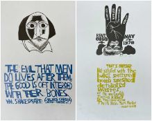 ‡ PAUL PETER PIECH (American, lived / worked Wales 1920-1996) limited edition (1/75) woodcut - image