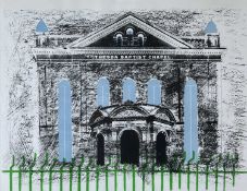 ‡ JOHN PIPER (British 1903-1992) lithograph - entitled verso 'Bethesda Baptist Chapel, Swansea',