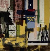 ‡ JOHN PIPER (British, worked / lived Wales 1903-1992) screenprint on linen - entitled verso '
