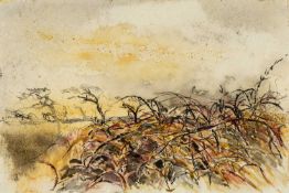 ‡ ARTHUR GIARDELLI (Welsh 1911-2009) watercolour - entitled 'Trees and Brambles', signed with