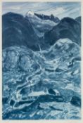 ‡ SIR KYFFIN WILLIAMS RA (Welsh 1918-2006) limited edition (6/75) print - upland dwelling with the