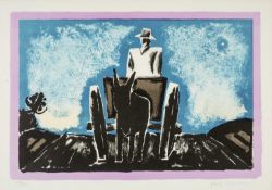 ‡ JOSEF HERMAN OBE RA (Polish, lived / worked Wales 1911-2000) limited edition (22/100) lithograph -