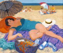 ‡ CLAUDIA WILLIAMS (British 1933 - 2004) oil on canvas - entitled verso 'Sun and Shade', signed with