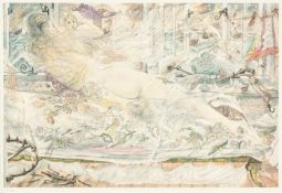 ‡ DAVID JONES (British 1895-1974) limited edition (23/150) print - Gwener/Aphrodite, 40 x 58cms