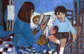 ‡ CLAUDIA WILLIAMS (British, lived / worked Wales 1933-2024) oil on board - entitled verso '