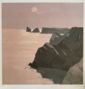 ‡ SIR KYFFIN WILLIAMS RA (Welsh 1918-2006) limited edition (34/150) lithograph - sunset over the