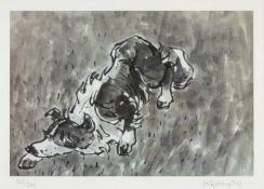 ‡ SIR KYFFIN WILLIAMS RA (Welsh 1918-2006) limited edition (35/250) print - sheepdog, signed fully