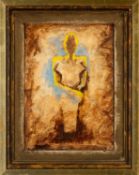 ‡ JOSEF HERMAN OBE RA (Polish-British, worked Wales 1911-2000) oil on board - standing figure,