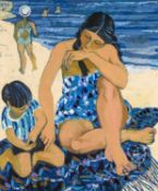 ‡ CLAUDIA WILLIAMS (British, worked / lived Wales 1933-2024) oil on canvas - entitled verso 'By