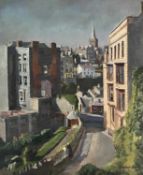 ‡ STEPHEN BONE (English, 1904-1958) oil on canvas – Tenby from Castle Hill, signed, 61 x 51cms
