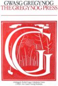 ‡ MICHAEL HUTCHINGS for Gwasg Gregynog Press, three colour screen print - advertising for Welsh Arts