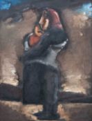 ‡ JOSEF HERMAN OBE RA (Polish, lived Wales 1911-2000) oil on canvas - entitled verso, 'Mother and