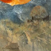 ‡ MALCOLM EDWARDS (English, lives / works Wales b.1934) watercolour - entitled verso 'First