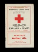THE FOOTBALL CLUB HOUSE: FOOTBALL ASSOCIATION OF WALES INTERNATIONAL CHARITY MATCH PROGRAMME,