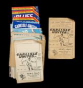 THE FOOTBALL CLUB HOUSE: CARLISLE UNITED PROGRAMMES OF SEASONS 1961 - 1993, the earliest Carlisle