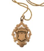 THE FOOTBALL CLUB HOUSE: 1899-1900 WELSH SCFA 9CT GOLD MEDAL, awarded to R. Morris, of cartouche