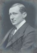 AUTOGRAPH / SCIENCE HISTORY CLUB HOUSE: SIGNED PORTRAIT PHOTOGRAPH OF GUGLIELMO MARCONI, lower