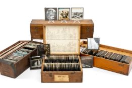 TRAVEL & EXPLORATION CLUB HOUSE: COLLECTION OF MAGIC LANTERN SLIDES including, 'Box No1' titled '