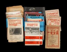 THE FOOTBALL CLUB HOUSE: SOUTHAMPTON FC PROGRAMMES OF SEASONS 1949 - 2014, programmes of note