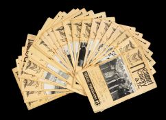 THE FOOTBALL CLUB HOUSE: NEWPORT COUNTY AFC PROGRAMMES FROM SEASON 1955 - 1956, vol. VI no. 1-25;