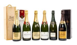 WINE & SPIRITS CLUB HOUSE: COLLECTION OF VINTAGE & N.V. CHAMPAGNE including, 1 x 1990 Bollinger
