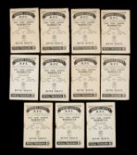 THE FOOTBALL CLUB HOUSE: NEWPORT COUNTY AFC PROGRAMMES FROM SEASON 1951 - 1952, programmes of note