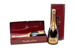 WINE & SPIRITS CLUB HOUSE: KRUG GRANDE CUVÉE CHAMPAGNE, 2 x 75cl, boxed, both gold label and