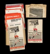 THE FOOTBALL CLUB HOUSE: DONCASTER ROVERS PROGRAMMES OF SEASONS 1947 - 2008, programmes of note