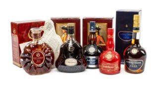 WINE & SPIRITS CLUB HOUSE: COLLECTION OF COGNAC & LIQUEUR including, 1 x Remy Martin XO Cognac,