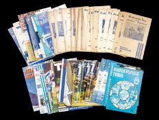THE FOOTBALL CLUB HOUSE: HUDDERSFIELD TOWN PROGRAMMES OF SEASONS 1955-2002 , programmes of note